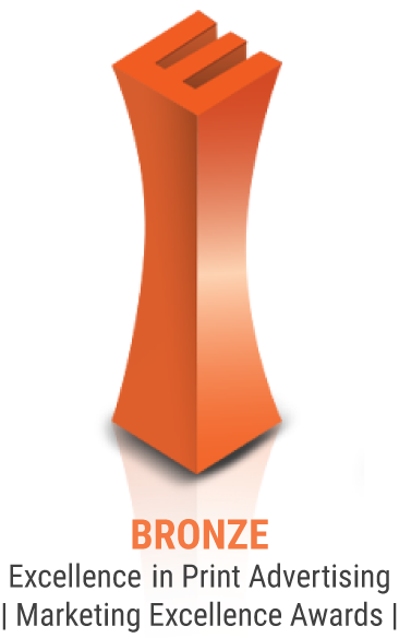 BRONZE | Excellence in Print advertising | Marketing Excellence Awards